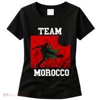 Morocco Moroccan Soccer Team Moroccan Pride Morocco Flag Women's T-Shirt thumb 0