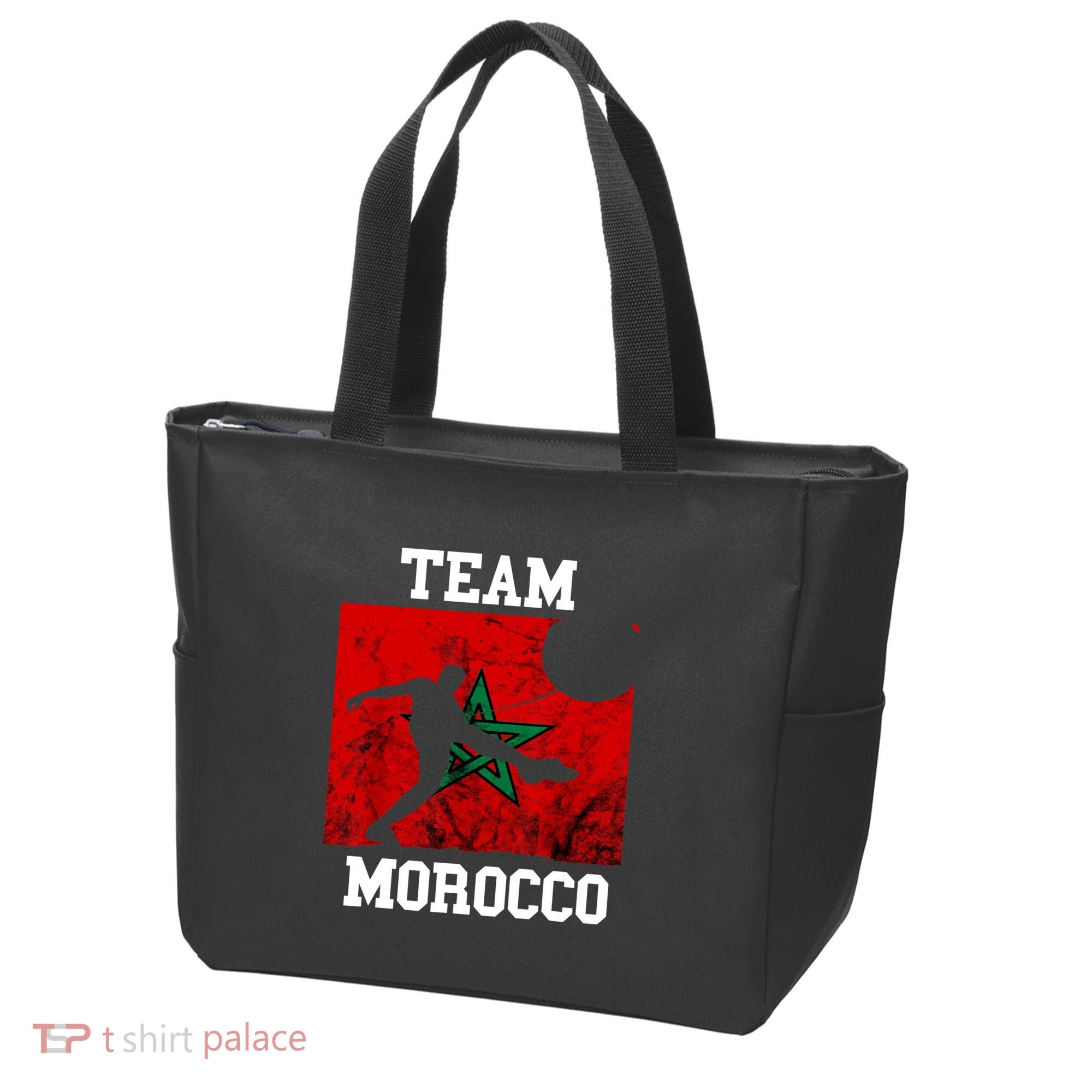 Morocco Moroccan Soccer Team Moroccan Pride Morocco Flag Tote Bag