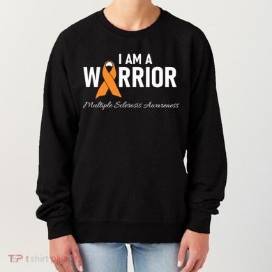 Ms Multiple Sclerosis Awareness Orange Ribbon Gift Women's Sweatshirt