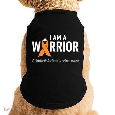 Ms Multiple Sclerosis Awareness Orange Ribbon Gift Doggie Tank