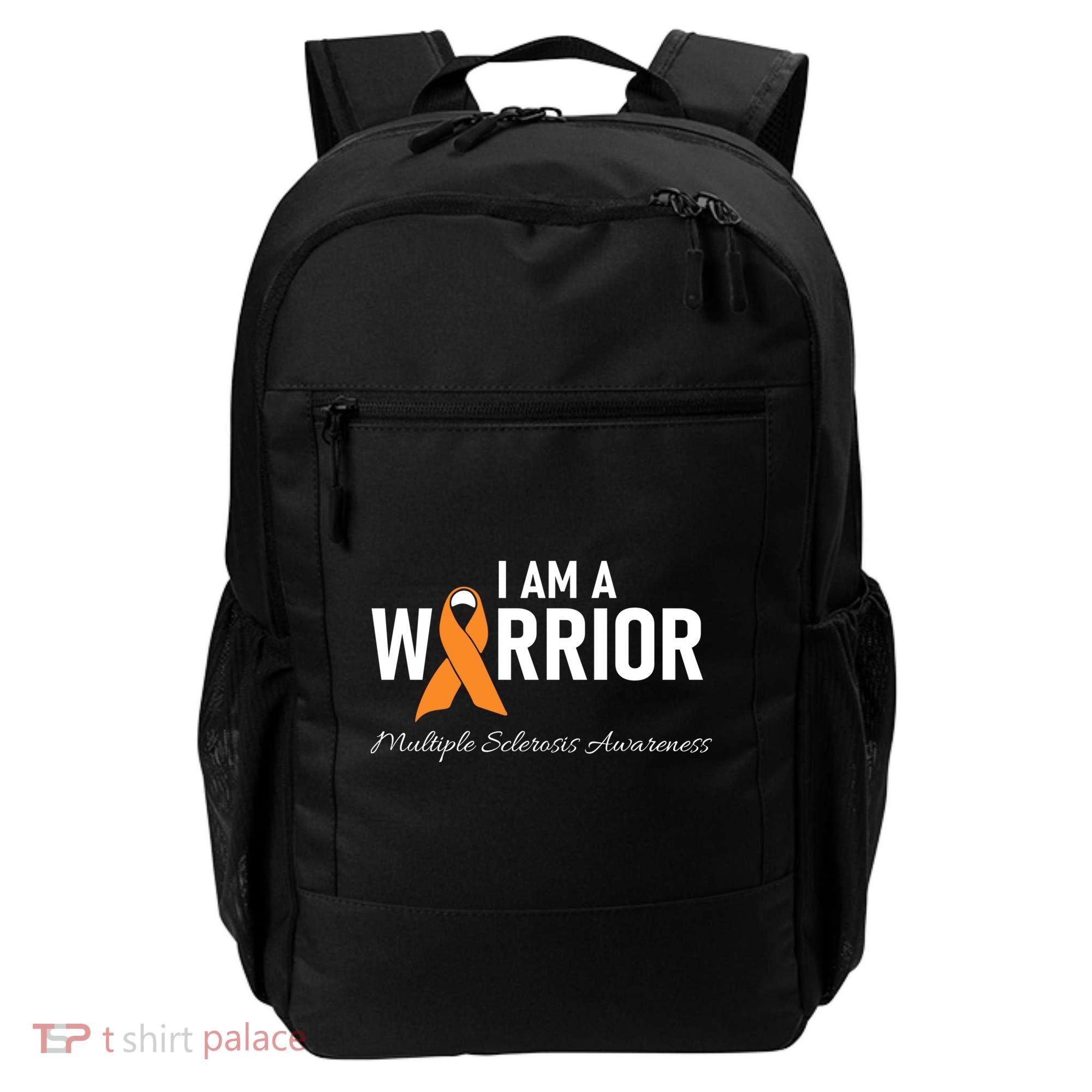 Ms Multiple Sclerosis Awareness Orange Ribbon Gift Backpack