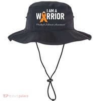 Ms Multiple Sclerosis Awareness Orange Ribbon Gift Bucket Hat thumb 0