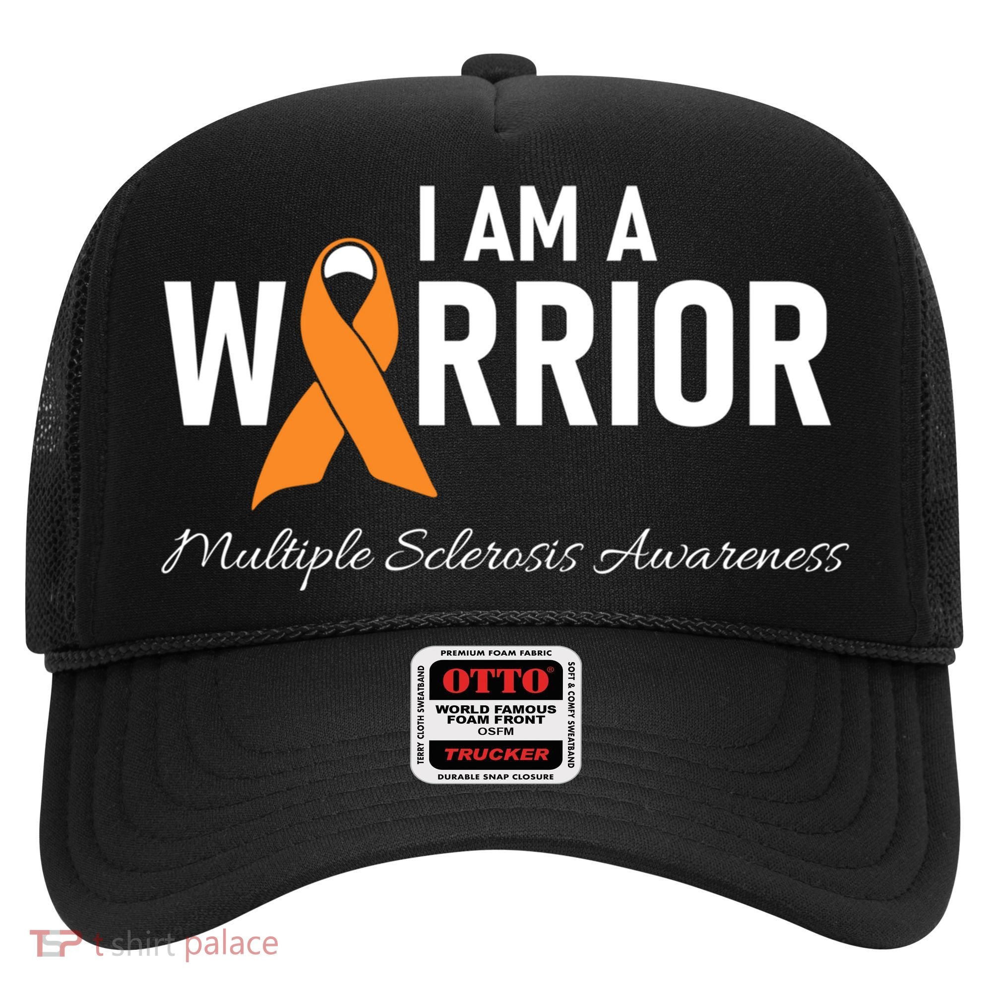Ms Multiple Sclerosis Awareness Orange Ribbon Gift Hat