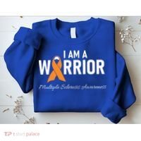 Ms Multiple Sclerosis Awareness Orange Ribbon Gift Sweatshirt thumb 2