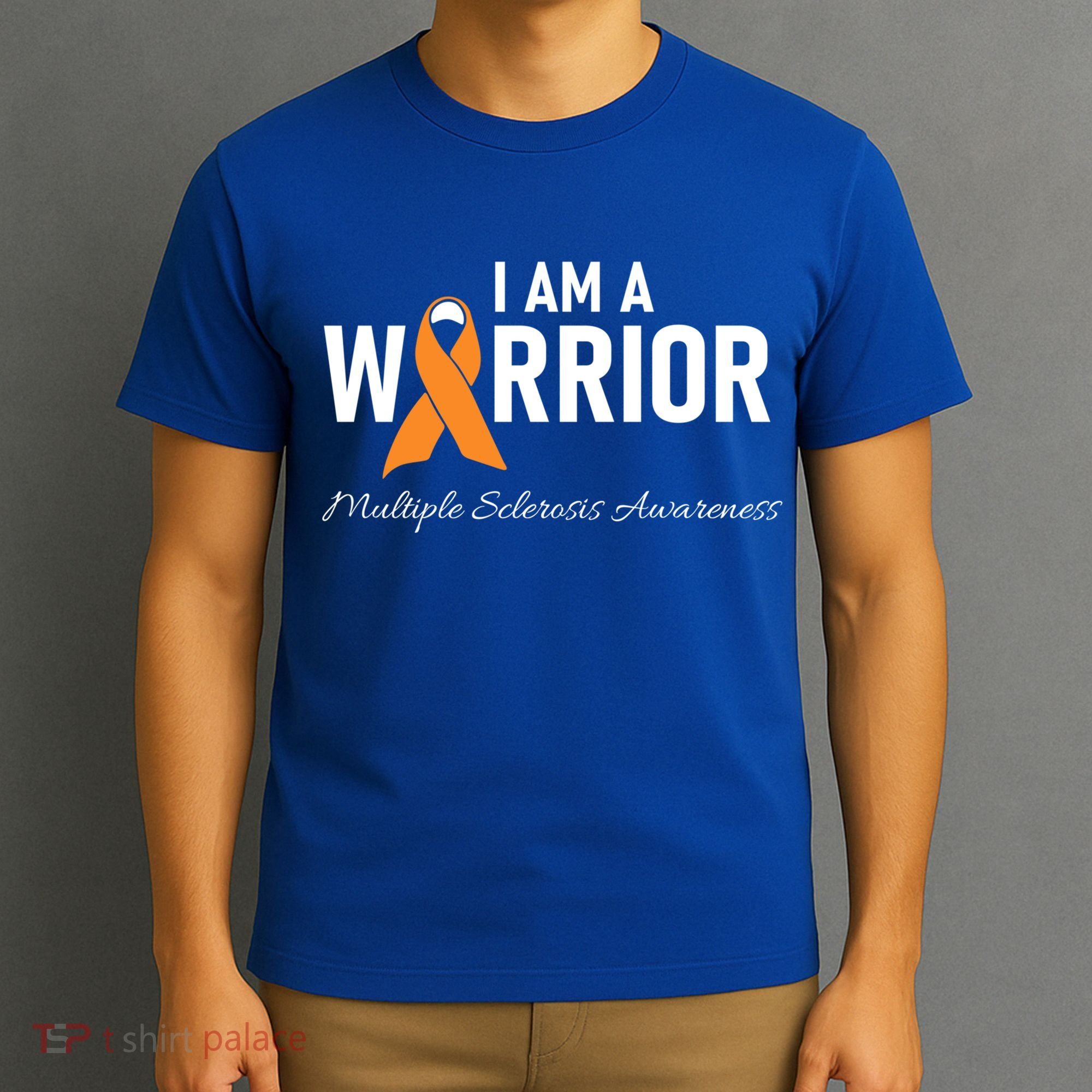 Ms Multiple Sclerosis Awareness Orange Ribbon Gift T-Shirt