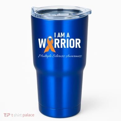 Ms Multiple Sclerosis Awareness Orange Ribbon Gift Tumbler
