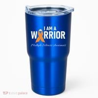 Ms Multiple Sclerosis Awareness Orange Ribbon Gift Tumbler thumb 0