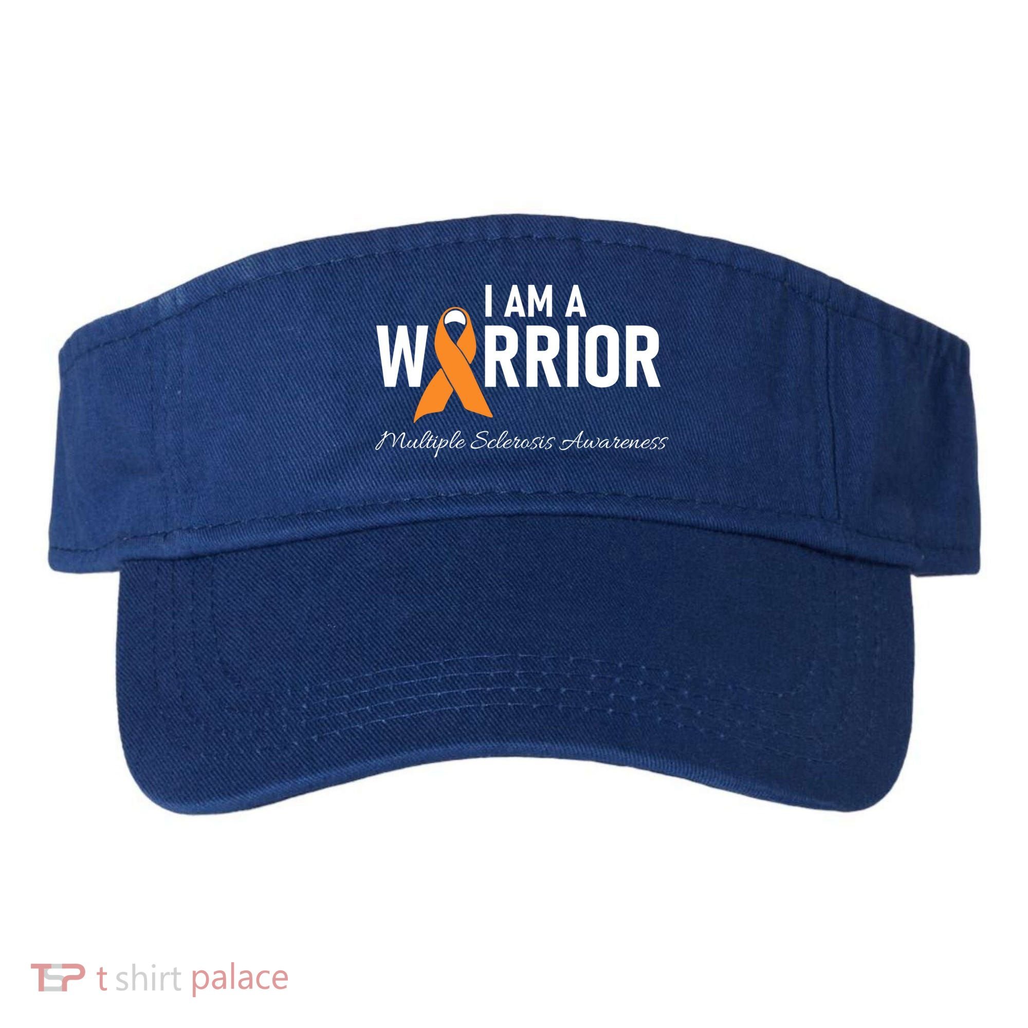 Ms Multiple Sclerosis Awareness Orange Ribbon Gift Visor