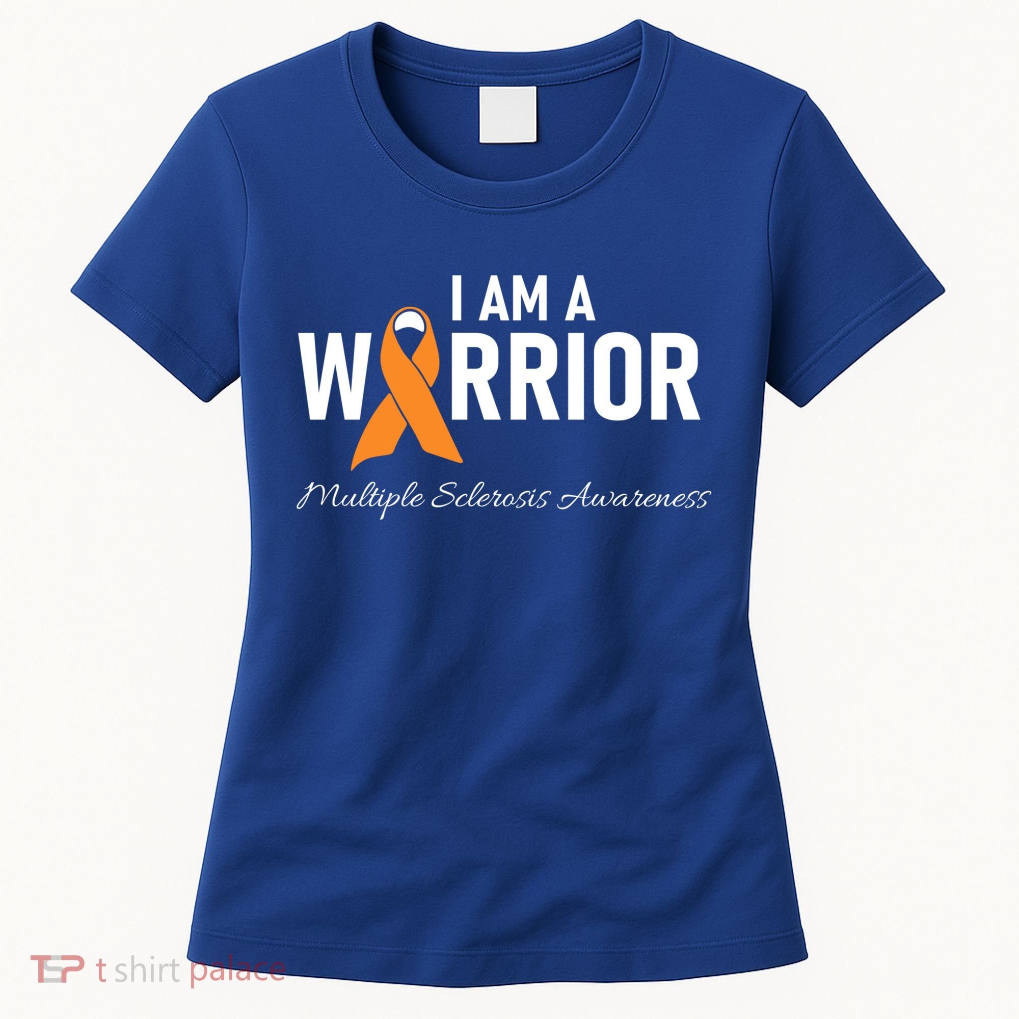 Ms Multiple Sclerosis Awareness Orange Ribbon Gift Women's T-Shirt