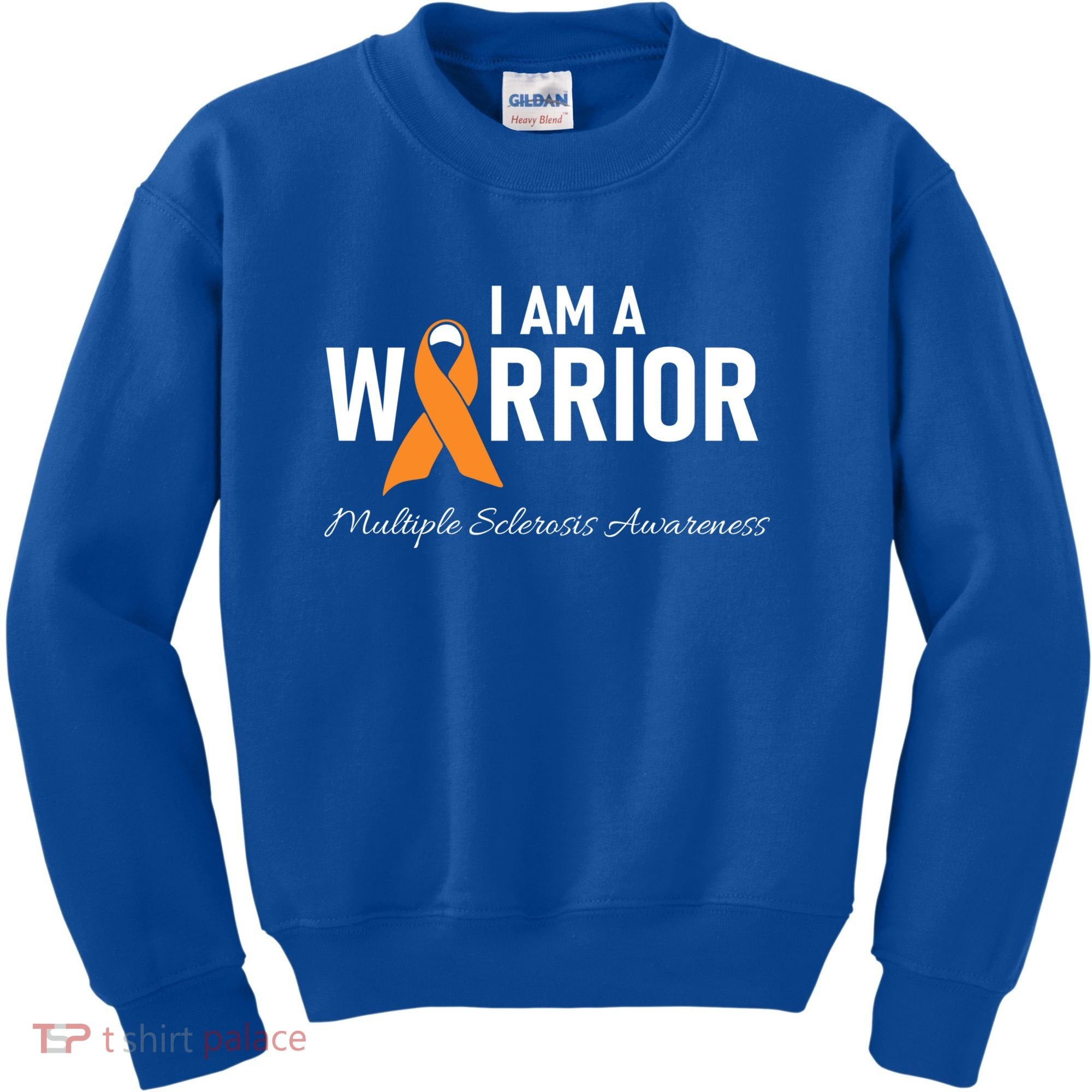 Ms Multiple Sclerosis Awareness Orange Ribbon Gift Kids Sweatshirt