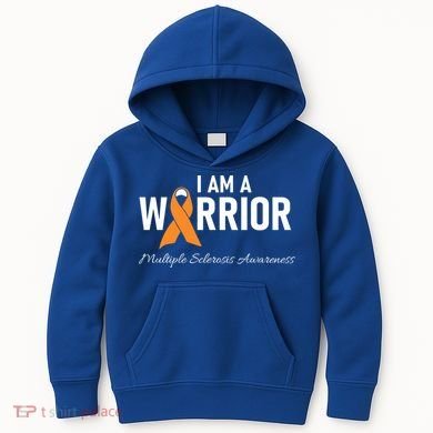Ms Multiple Sclerosis Awareness Orange Ribbon Gift Kids Hoodie