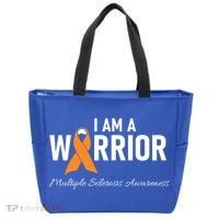 Ms Multiple Sclerosis Awareness Orange Ribbon Gift Tote Bag thumb 0