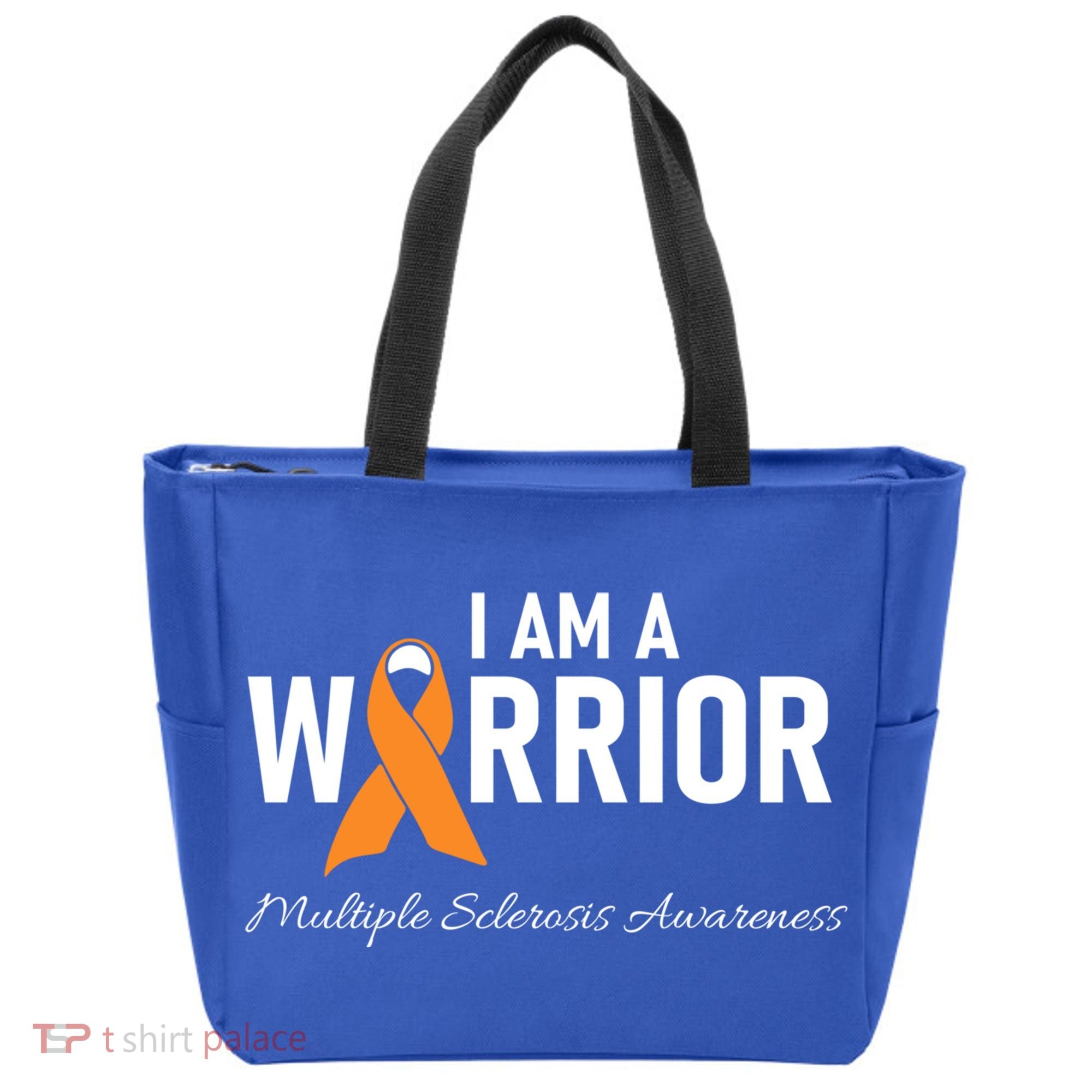 Ms Multiple Sclerosis Awareness Orange Ribbon Gift Tote Bag