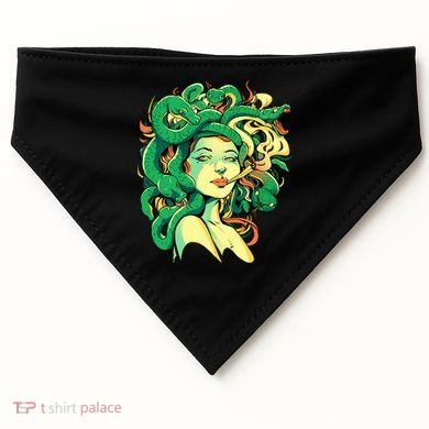 Medusa Marijuana Stoner USA-Made Doggie Bandana