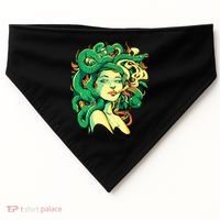 Medusa Marijuana Stoner USA-Made Doggie Bandana thumb 0