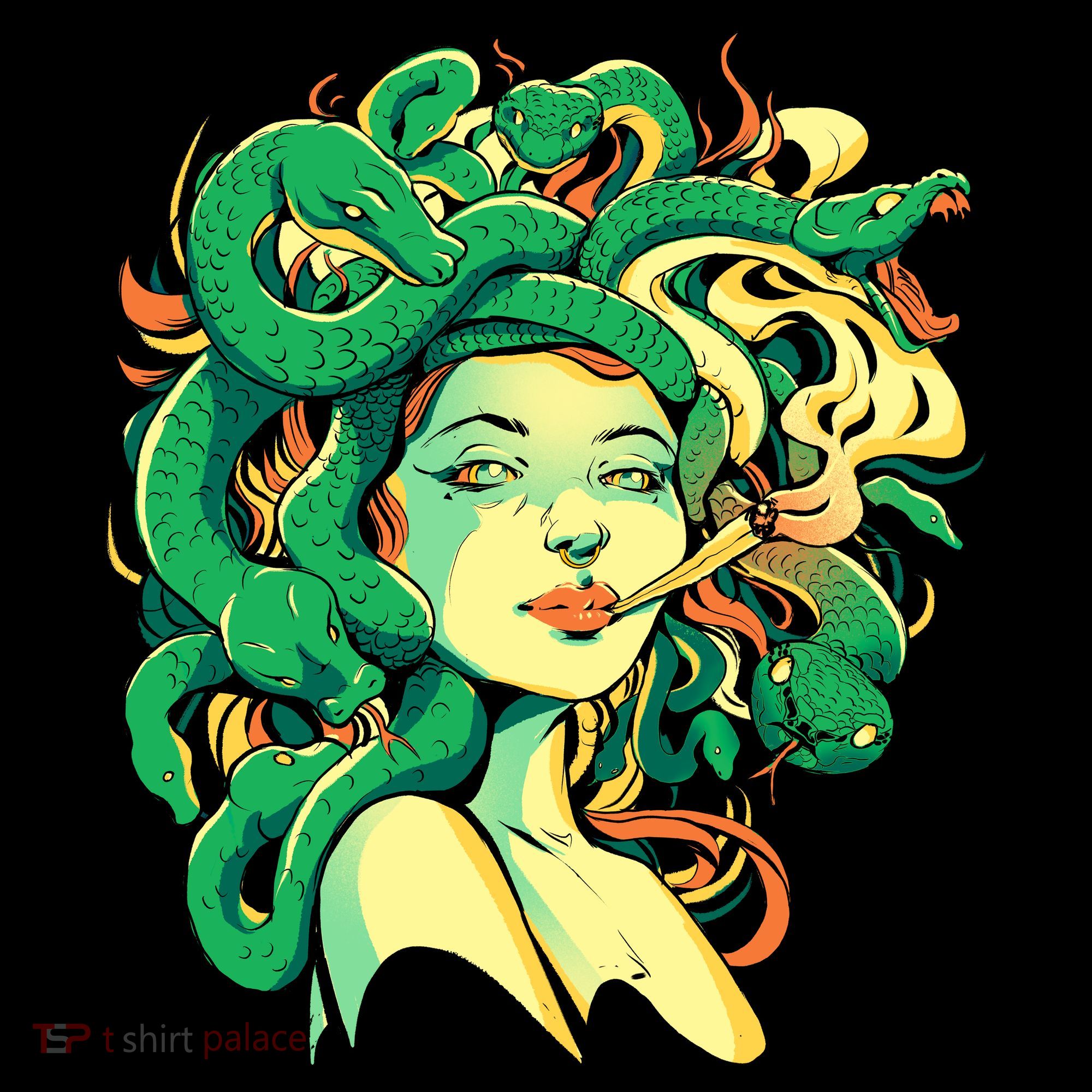 Medusa Marijuana Stoner Apron