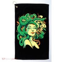 Medusa Marijuana Stoner Golf Towel thumb 0