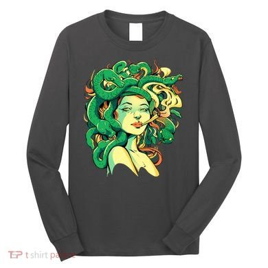 Medusa Marijuana Stoner Long Sleeve Shirt