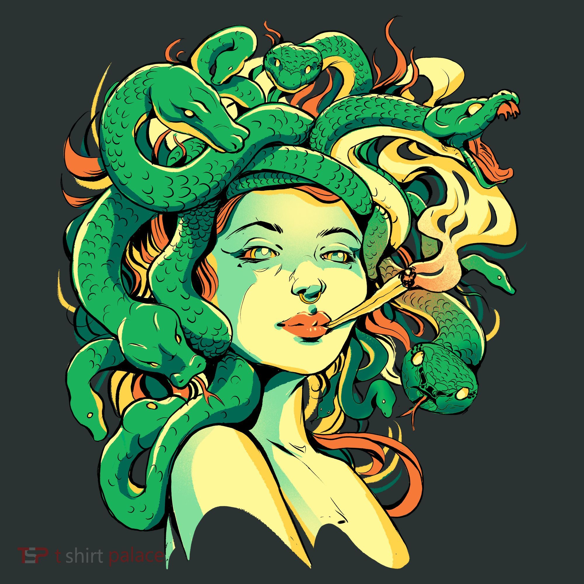 Medusa Marijuana Stoner Tank Top