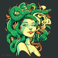 Medusa Marijuana Stoner Kids Sweatshirt thumb 2