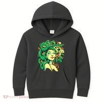 Medusa Marijuana Stoner Kids Hoodie thumb 0