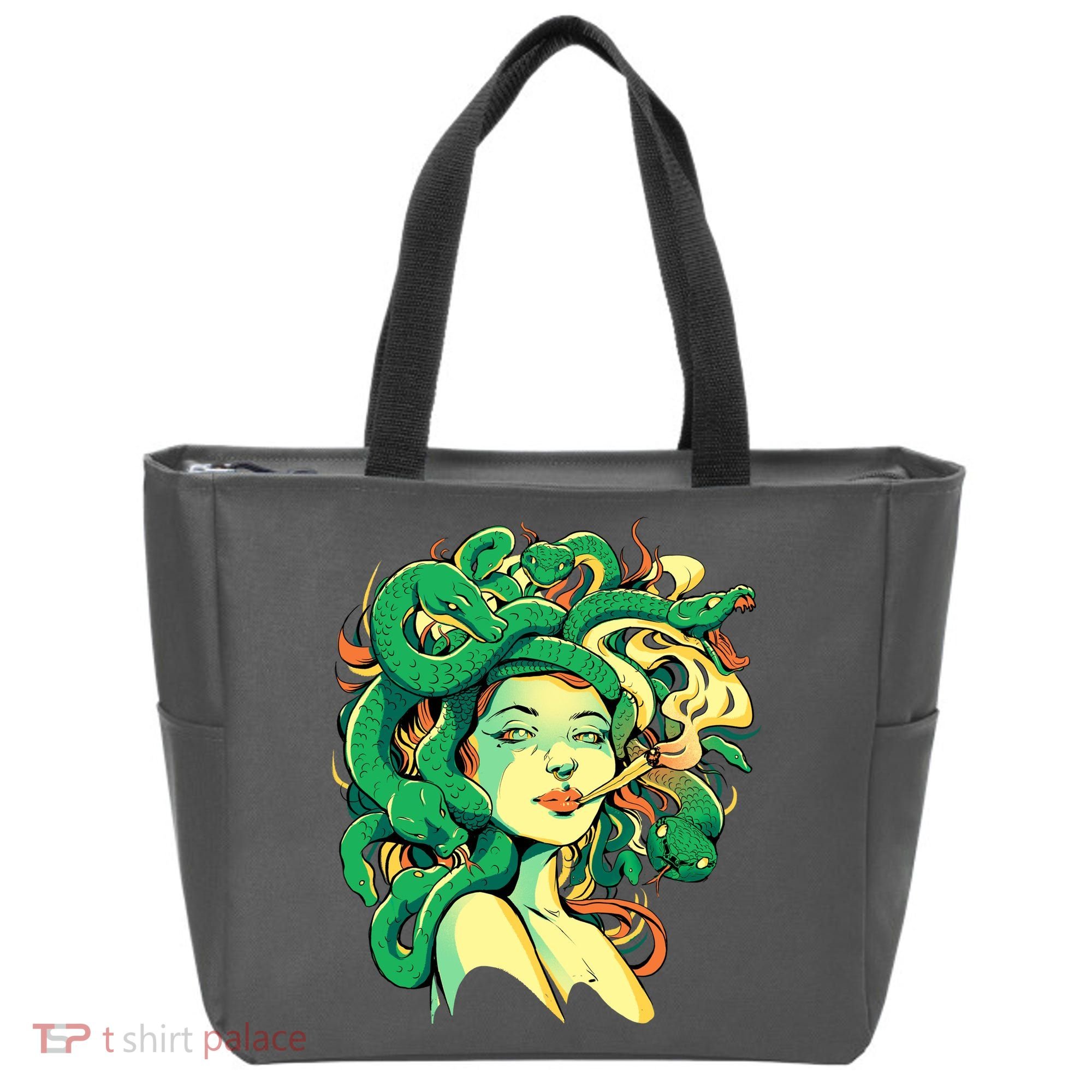 Medusa Marijuana Stoner Tote Bag