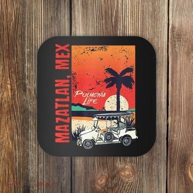 Mazatlan Mexico Sinaloa Pulmonia Vacation Cruise Souvenir Coaster