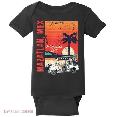 Mazatlan Mexico Sinaloa Pulmonia Vacation Cruise Souvenir Baby Bodysuit