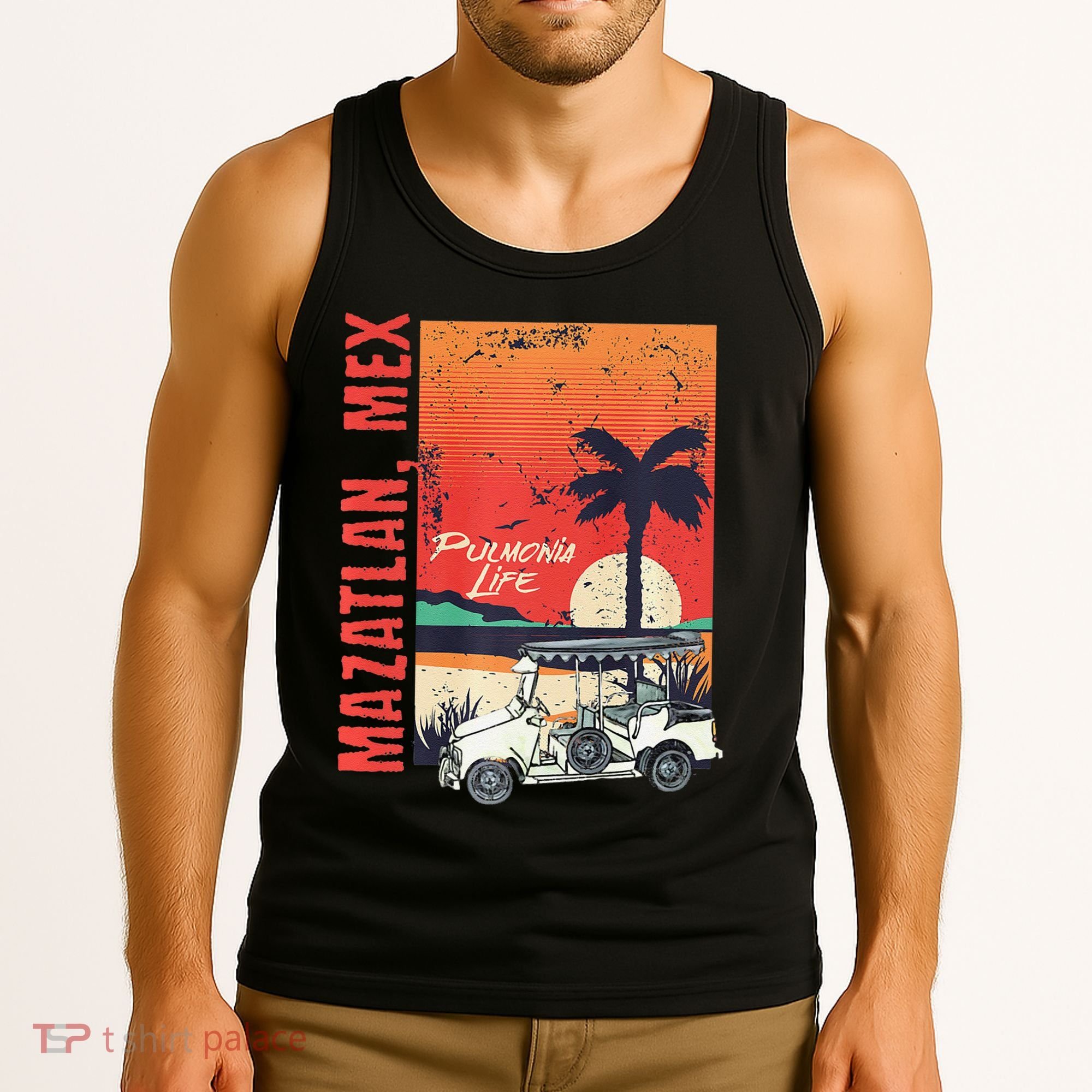 Mazatlan Mexico Sinaloa Pulmonia Vacation Cruise Souvenir Tank Top