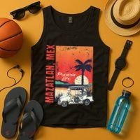 Mazatlan Mexico Sinaloa Pulmonia Vacation Cruise Souvenir Tank Top thumb 4
