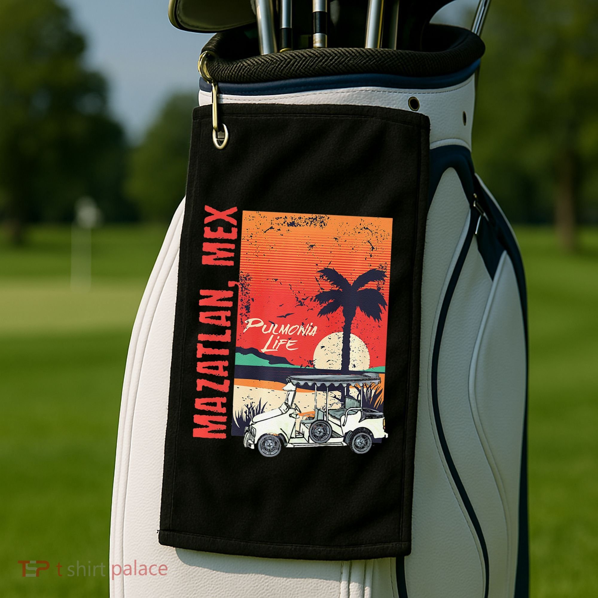 Mazatlan Mexico Sinaloa Pulmonia Vacation Cruise Souvenir Golf Towel