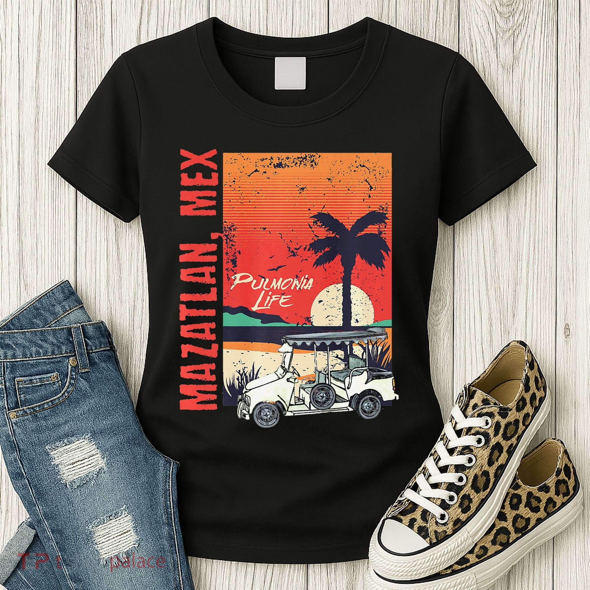 Mazatlan Mexico Sinaloa Pulmonia Vacation Cruise Souvenir Women's T-Shirt