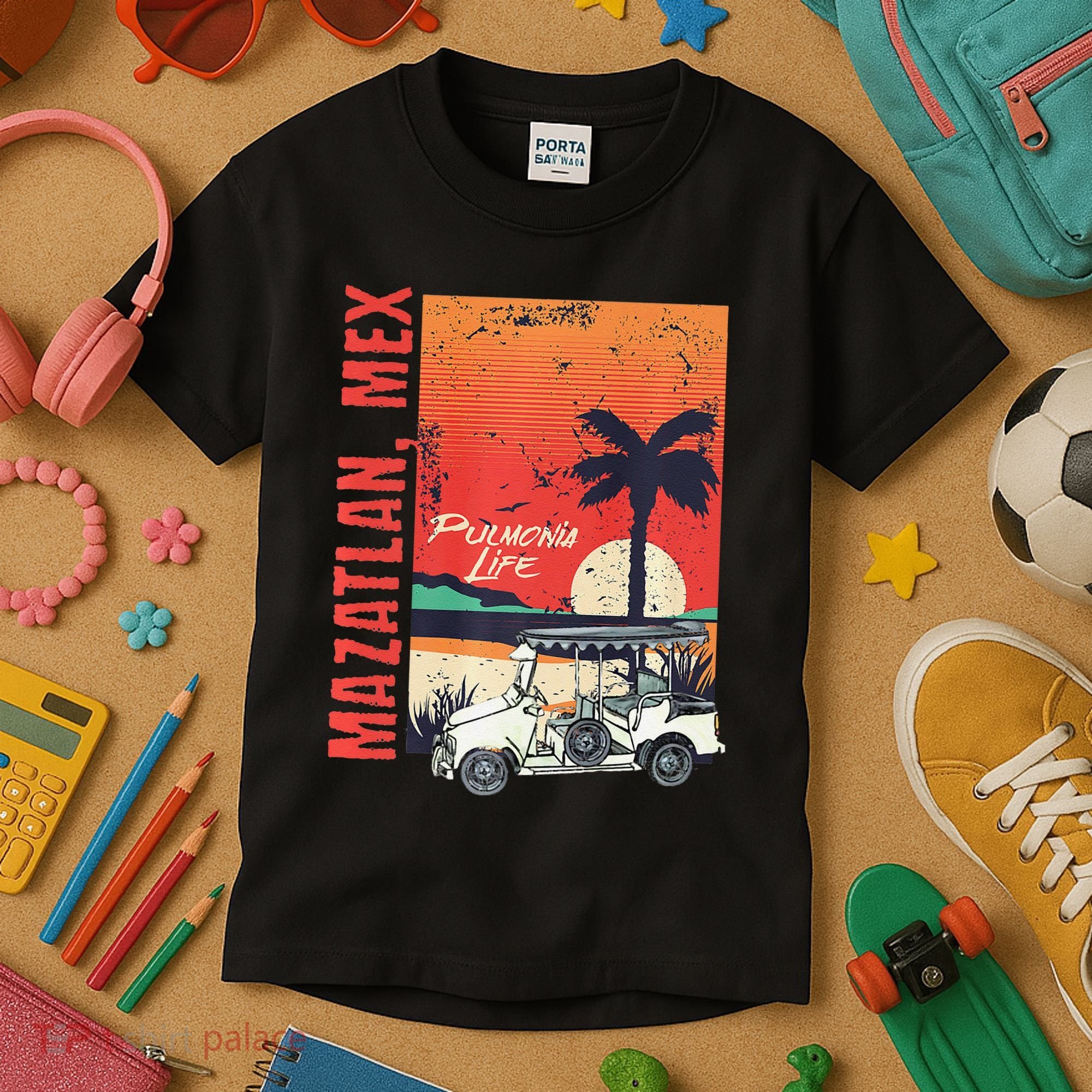 Mazatlan Mexico Sinaloa Pulmonia Vacation Cruise Souvenir Kids T-Shirt