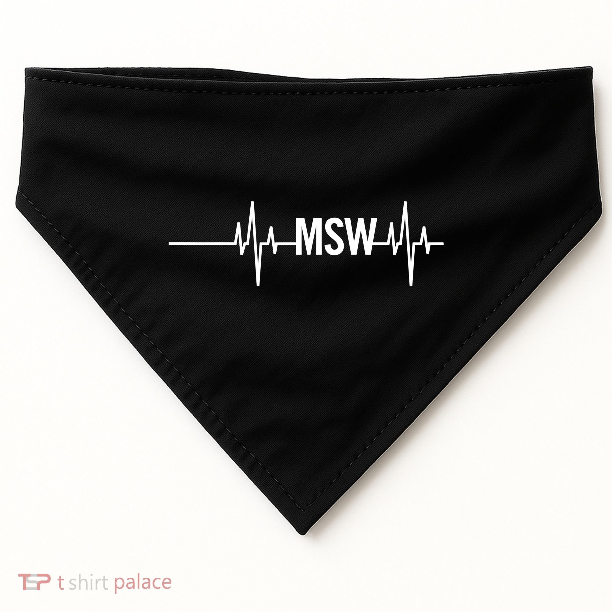 Msw Masters Social Worker Funny Gift Social Work Month Funny Gift USA-Made Doggie Bandana