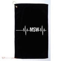 Msw Masters Social Worker Funny Gift Social Work Month Funny Gift Golf Towel thumb 0