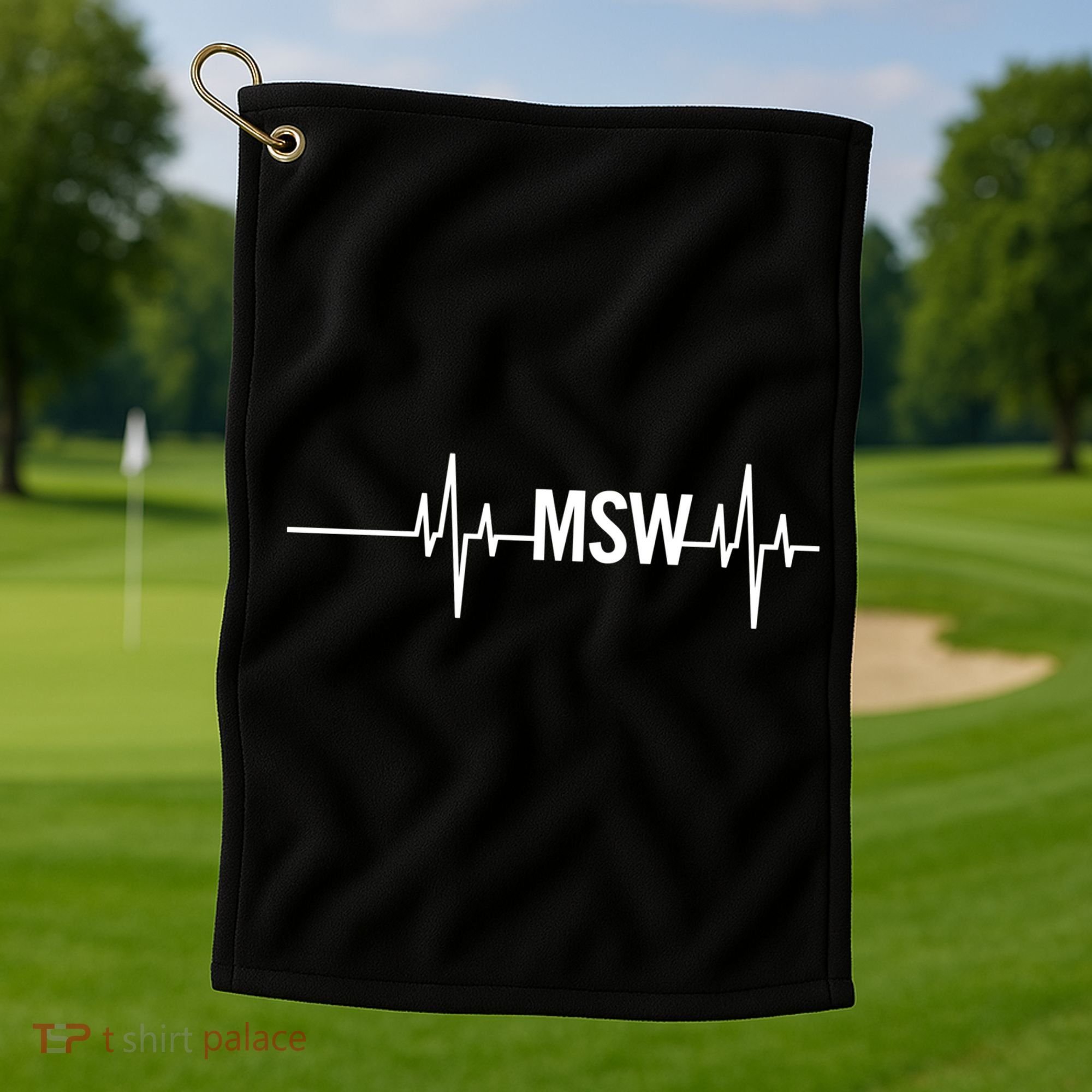 Msw Masters Social Worker Funny Gift Social Work Month Funny Gift Golf Towel