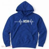 Msw Masters Social Worker Funny Gift Social Work Month Funny Gift Hoodie thumb 0