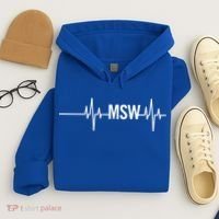 Msw Masters Social Worker Funny Gift Social Work Month Funny Gift Hoodie thumb 4