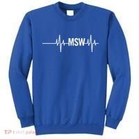 Msw Masters Social Worker Funny Gift Social Work Month Funny Gift Sweatshirt thumb 0