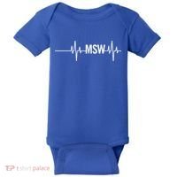 Msw Masters Social Worker Funny Gift Social Work Month Funny Gift Baby Bodysuit thumb 0