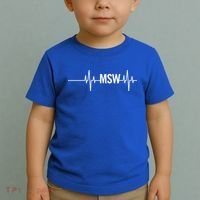Msw Masters Social Worker Funny Gift Social Work Month Funny Gift Toddler T-Shirt thumb 2
