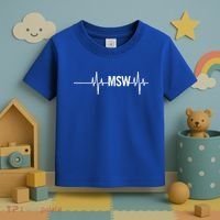 Msw Masters Social Worker Funny Gift Social Work Month Funny Gift Toddler T-Shirt thumb 3