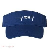 Msw Masters Social Worker Funny Gift Social Work Month Funny Gift Visor thumb 0