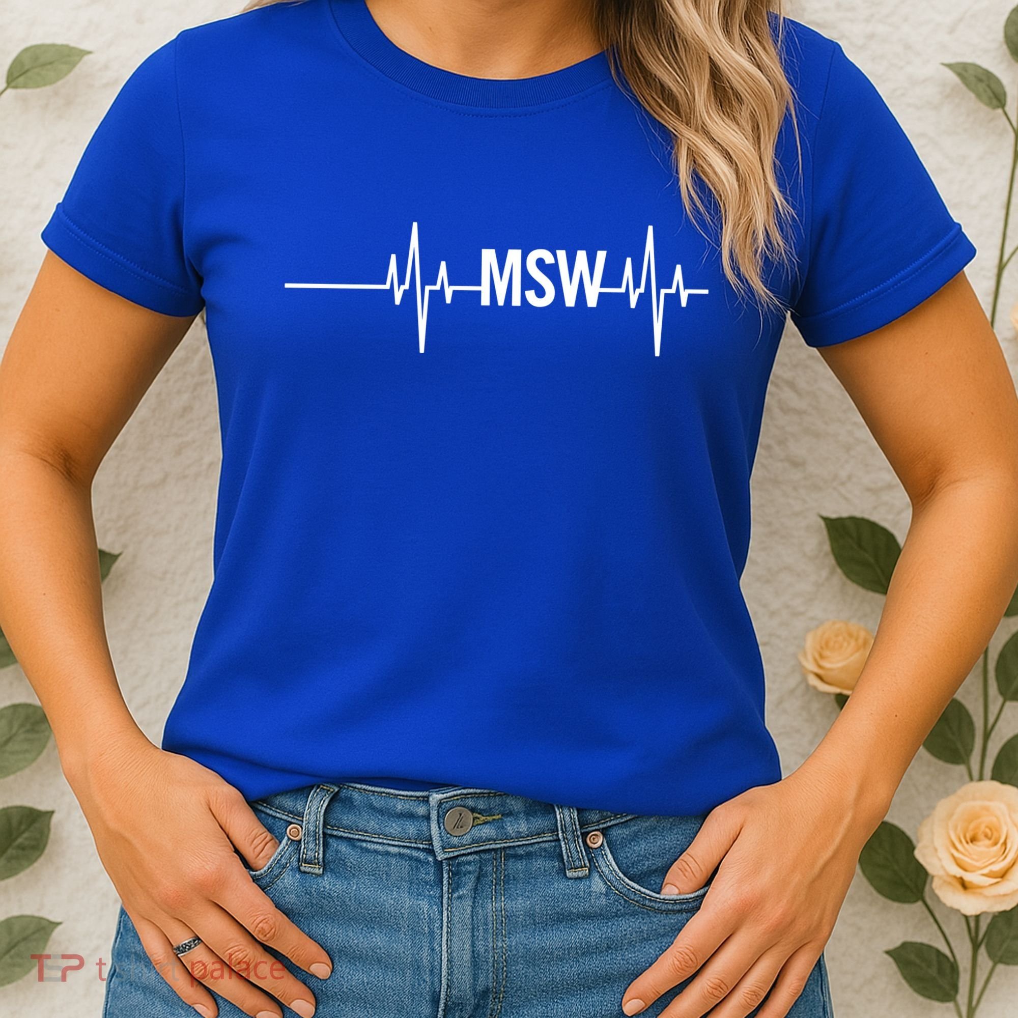 Msw Masters Social Worker Funny Gift Social Work Month Funny Gift Women's T-Shirt