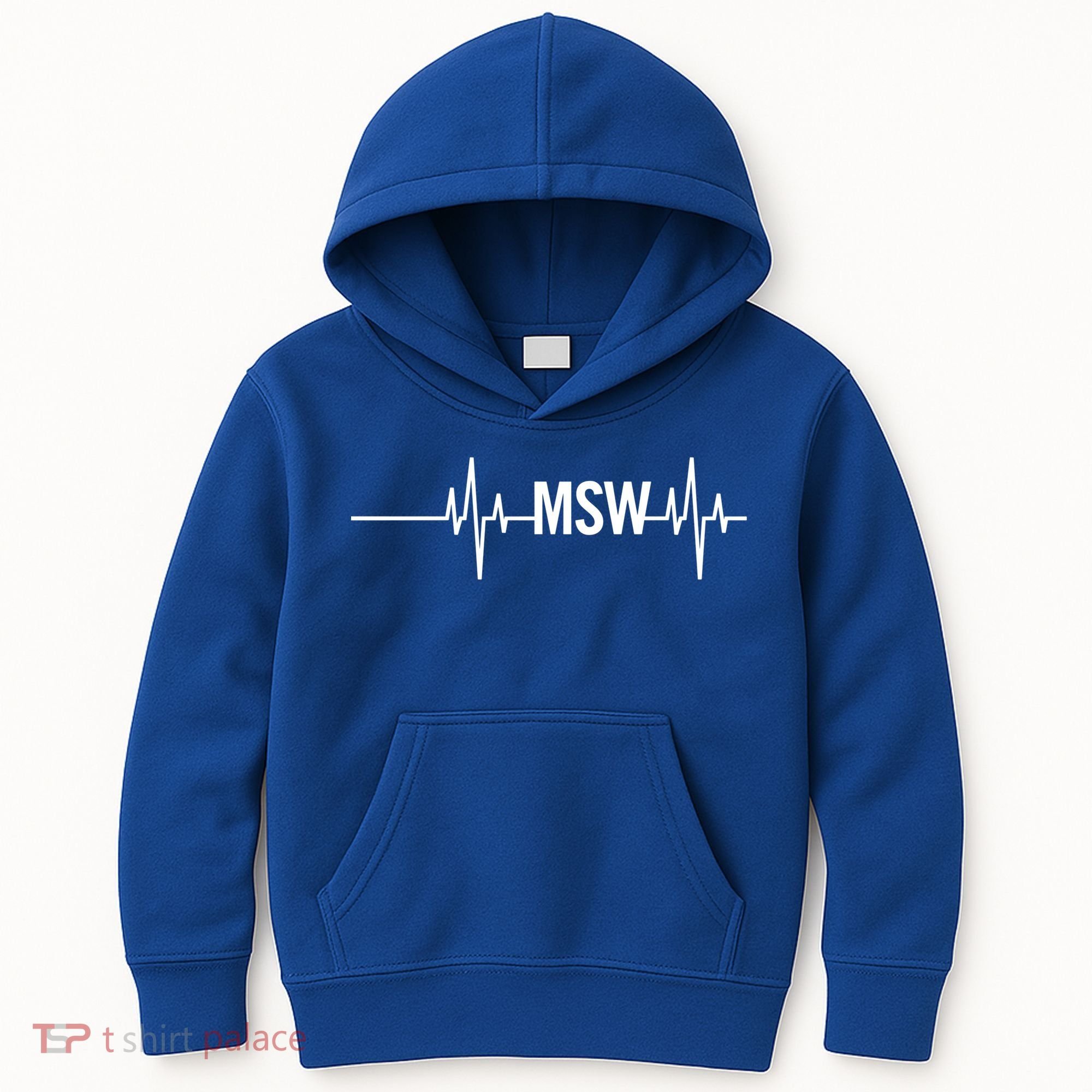 Msw Masters Social Worker Funny Gift Social Work Month Funny Gift Kids Hoodie
