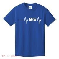 Msw Masters Social Worker Funny Gift Social Work Month Funny Gift Kids T-Shirt thumb 0