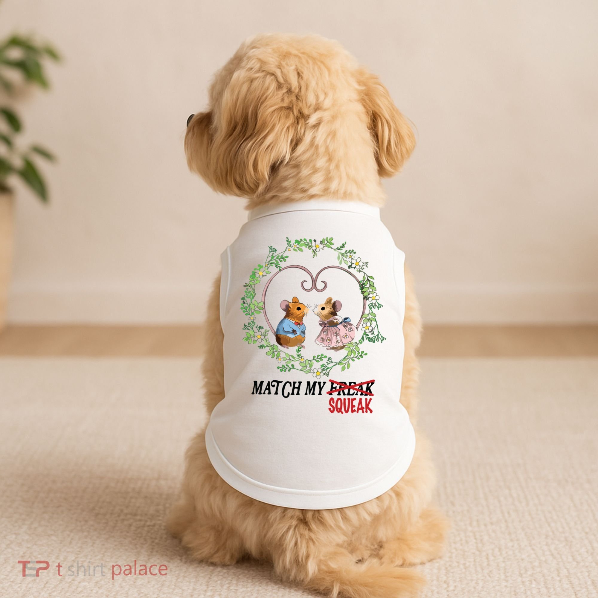 Match My Squeak Doggie Tank