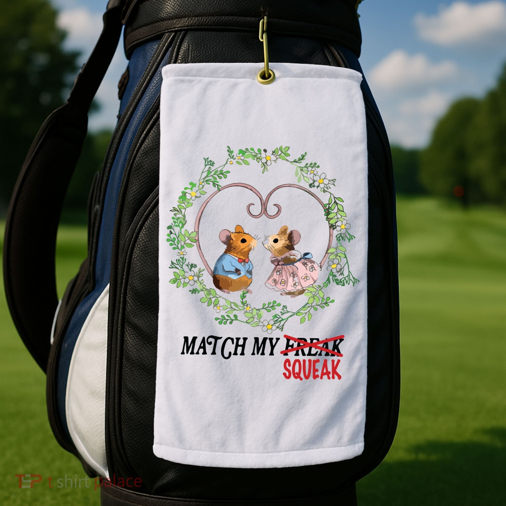 Match My Squeak Golf Towel