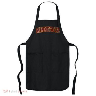 Minnesota Mn State Varsity Style Faded Design Apron