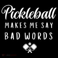 Makes Me Say Bad Words Pickleball Players Gift Funny Pickleball Coffee Mug thumb 5